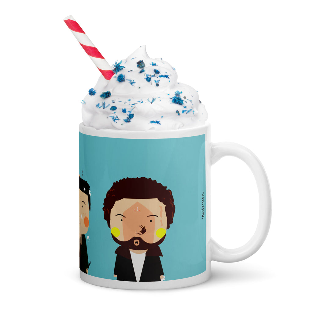 Littles Home Alone -- White glossy mug